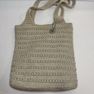 The SAK Original Crochet Knitted Shoulder Bag Purse Handbag